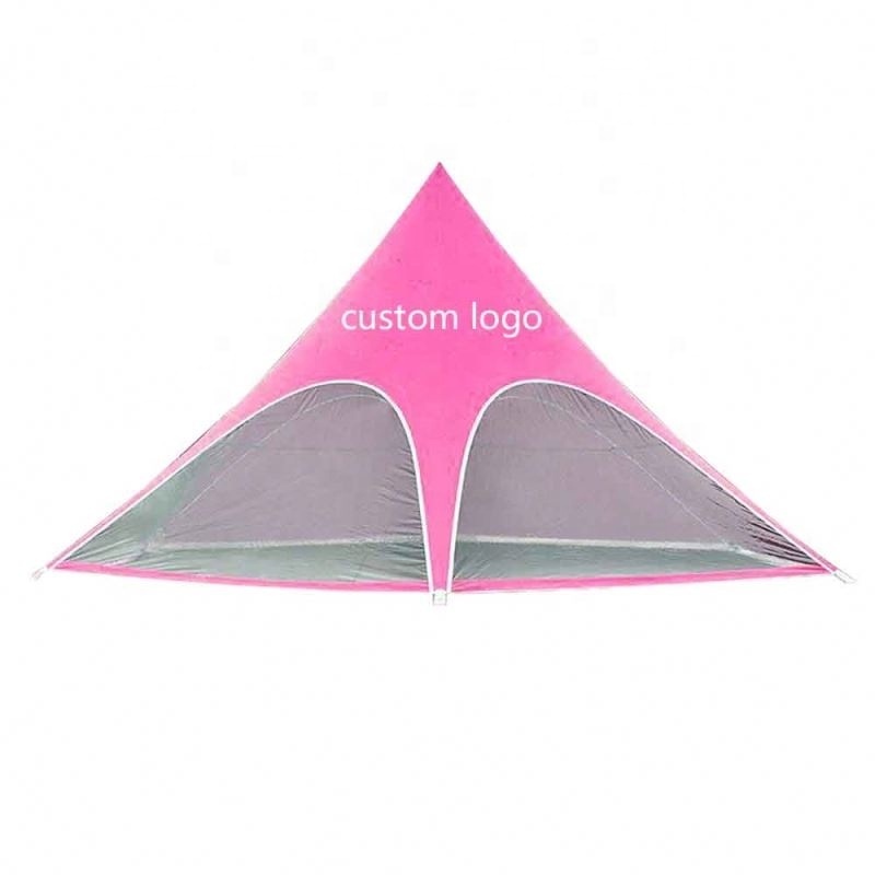 Customized Logo Twice Ploes Shade Star Shaped Tent Or Promotion Event