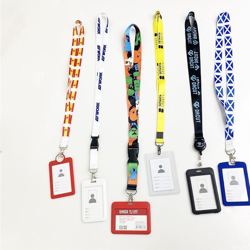 Custom Anime Lanyard Keychain Lanyard With Pvc Card