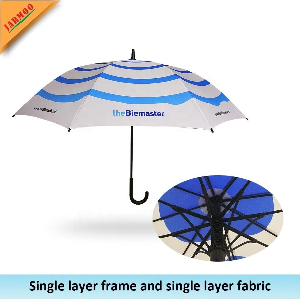 Customized Wholesale Cheap Outdoor Portable Windproof Automatic Sun Solar Fan Stand UV Golf Umbrella With Printing Custom Logo