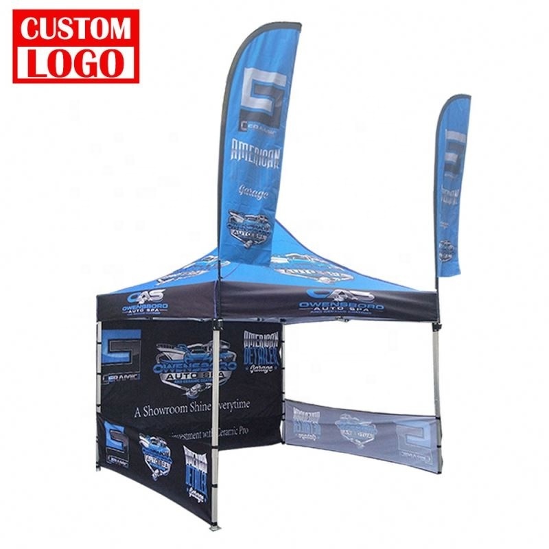 Low MOQ Folding Canopy Tent Portable Pop Up Cannopy Tent With Custom Design