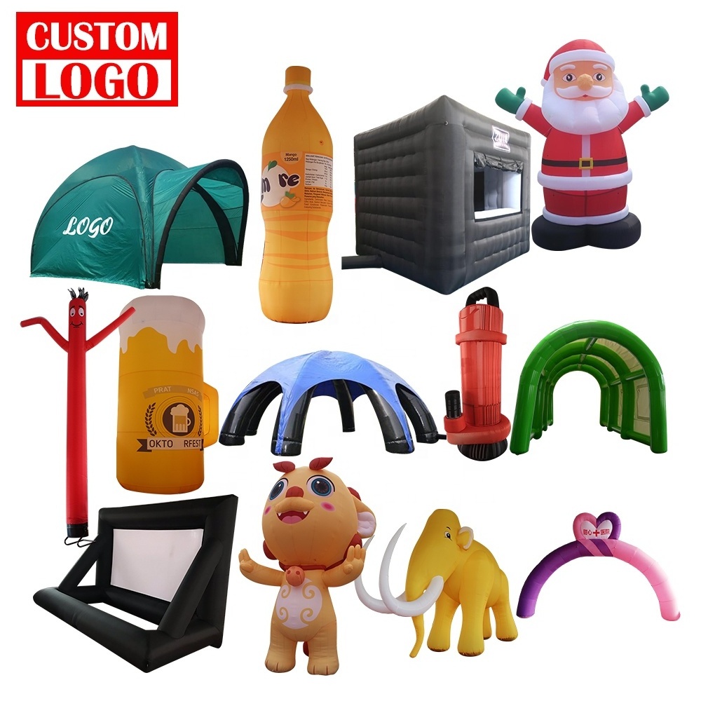 Outdoor 3D Model Shaped Outdoor Advertising Inflatable Hot Dog Model Custom Print Promotional Inflatable Car Cover