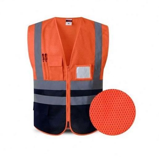 Customized Public Big Pockets Polyester Purple Safety Vest  Vest Mesh Vests With Pockets With Pockets