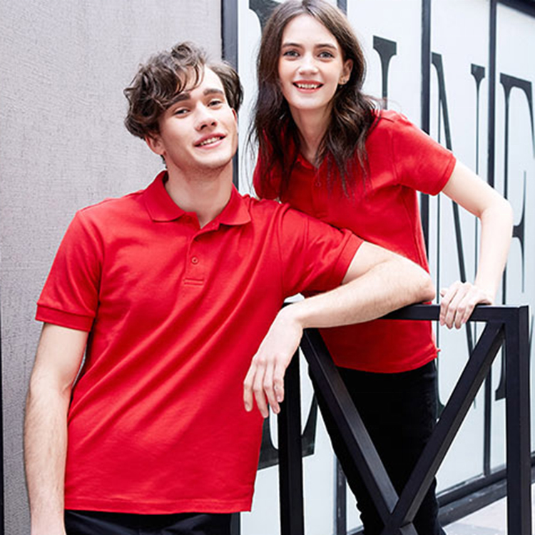 Oem Service High Quality Custom French Terry Towelling For Man Black Red Collar Pima Cotton Wholesale Polo Shirt Printing