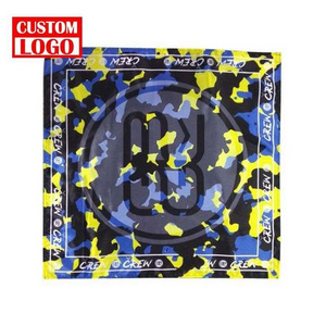 For Dye Sublimation Digital Printing Custom Cheap Eco-Friendly Cotton Bandana Scarf