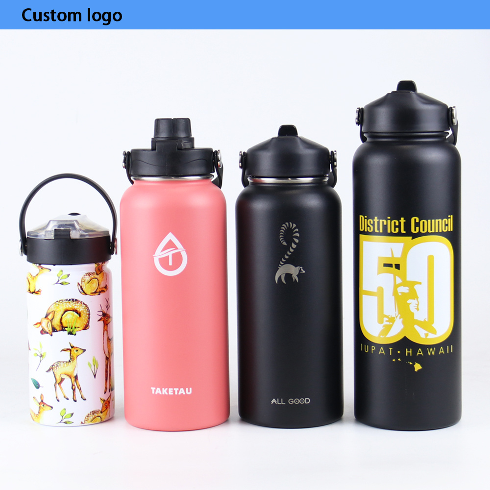 32oz Colors Adults Vacuum 18/8 Stainless Steel Water Bottle Sippy Cup