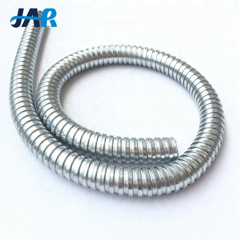 JAR Manufacturer 1/2 3/4 1 2 3 4 Inch Size Galvanized Stainless Steel Flexible Metal Conduit