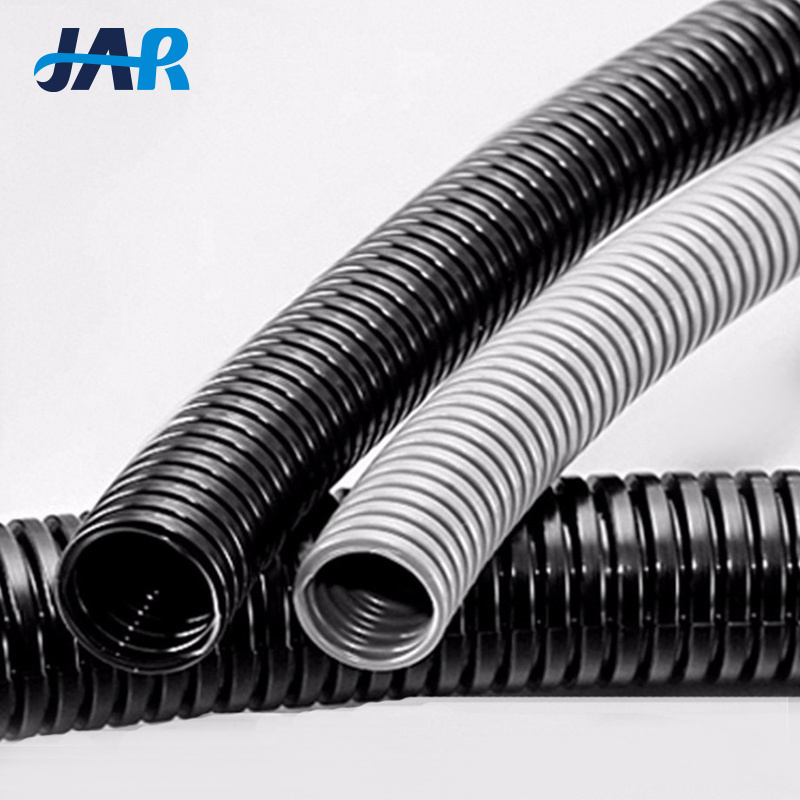 JAR Manufacturing High Quality Corrugated Tube Fireproof Rate UL94-V0 Plastic Nylon PA6 Flexible Conduit