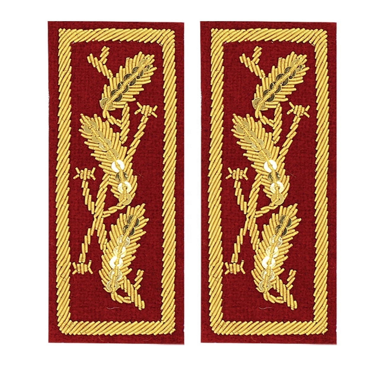 Customized High Quality Shoulder Boards Embroidered Epaulets Pilot Shoulder Board