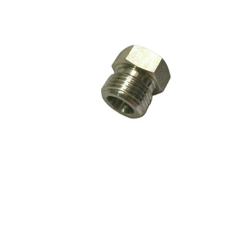 Male Threaded Stainless Steel Hex Head Plug Internal Hex Port Plug