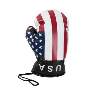 OEM USA Flag Golf Headcover PU Boxing Gloves Golf Driver Wood Golf Head Cover