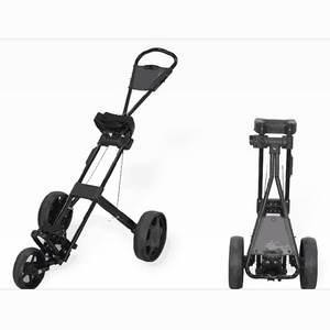 Germany remote control 3 wheels push foldable titanium electric golf trolley