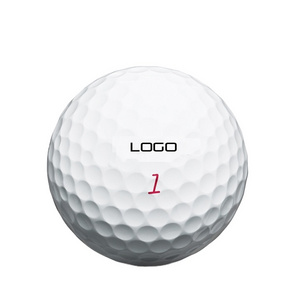 Custom logo manufacture wholesale long distance bulk 2 layer 3pcs 4 piece 5 piece urethan practice training smart golf balls