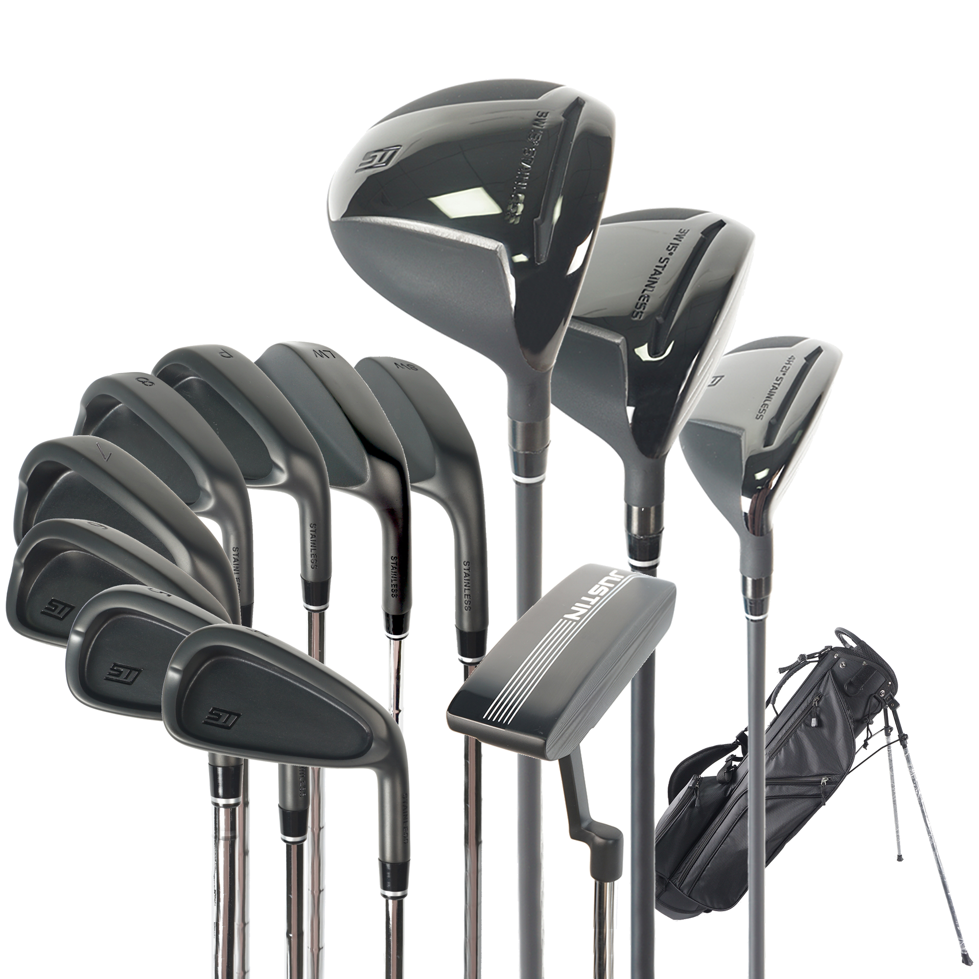 wholesale oem club de golf complete set custom logo excellent branded golf clubs for sale