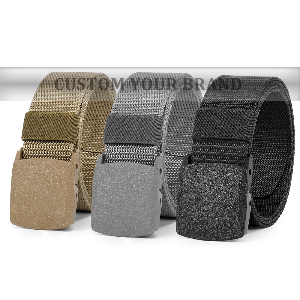 High Quality Factory Price Adjustable Polyester Fabric Plain Weave Webbing Polyester Fabric Tactico Tactical Battle Belt For Men