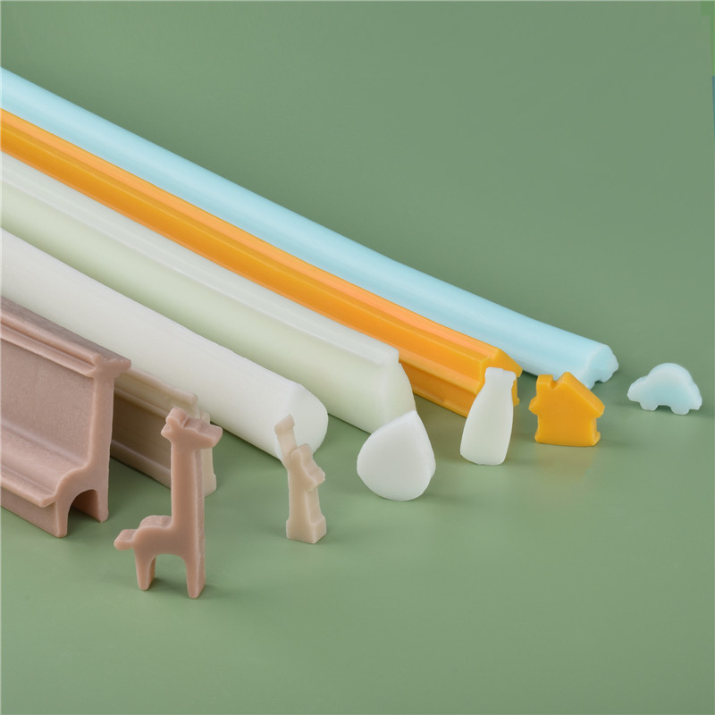 BPA Free Various Different Shapes Silicone Long Tube Molds For Soaps Candle Mousse Cake Making Column Tube Embed Soap Molds