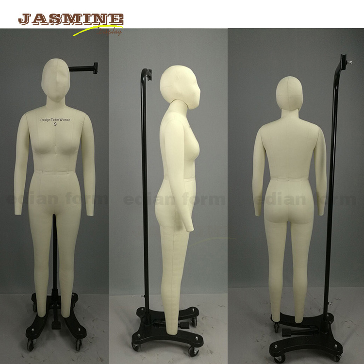 JASMINE Fashion headless female full body dressmaker tailor fitting dummy draping mannequin for women sewing sale