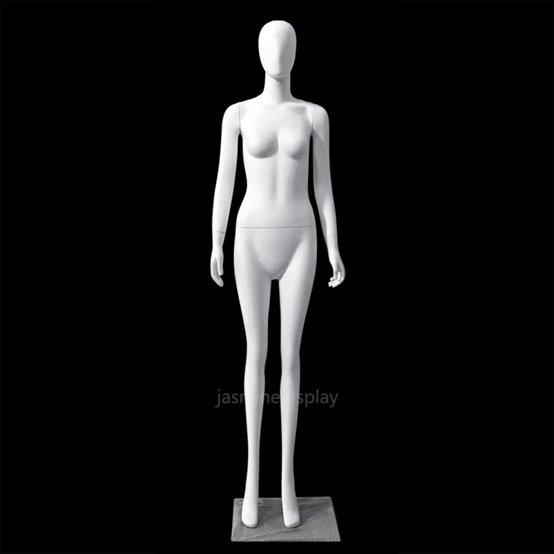 New fashion Full body standing fiberglass window display abstract female mannequin