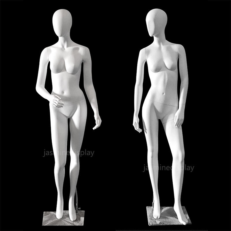 New fashion Full body standing fiberglass window display abstract female mannequin