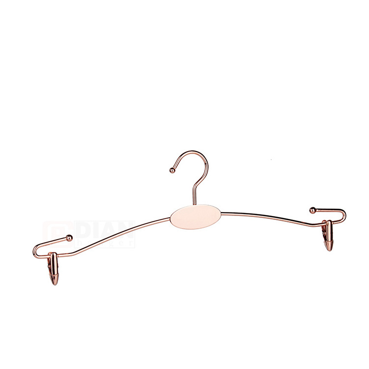 Wholesale Glory Hanger Lingerie Short Clothes Hangers Underwear Clip Hangers Stainless Steel China Metal Iron Single Customized