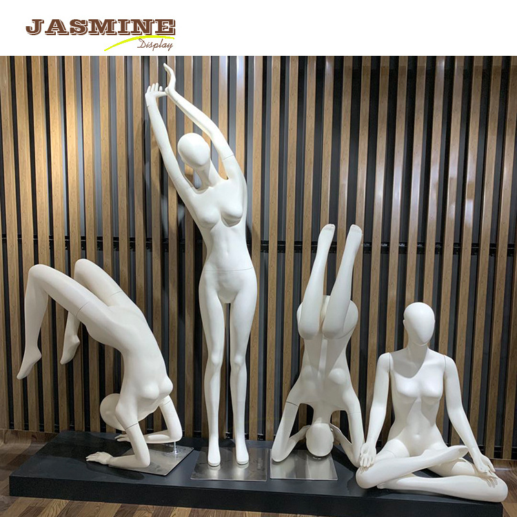 Hot sales exercise female mannequin standing yoga display mannequin