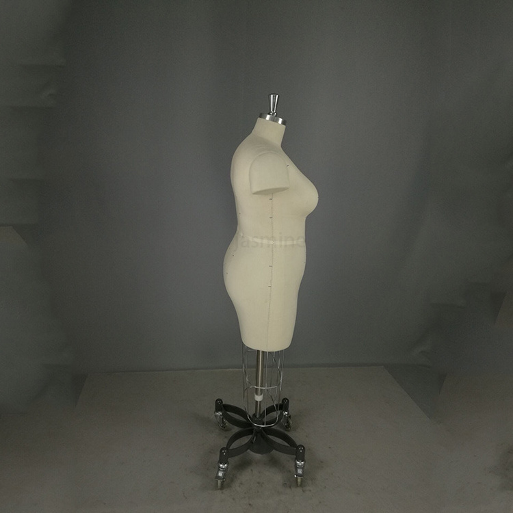 18W women plus Half  body  dress form for tailoring mannequin Wedding dress form