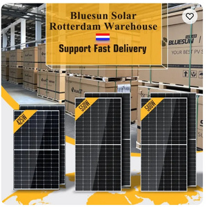 Bluesun Rotterdam Warehouse 400w solar panel 400w 400 watt 415w europe shingled solar panels 440W all black solar panels