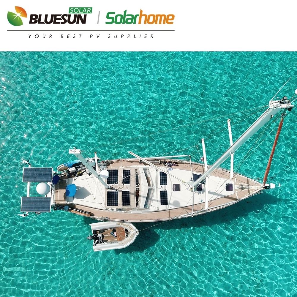 Bluesun Flexible CIGS Solar Panel 60W 70W 80W Portable Pv Solar Modules Reliable Small Paneles Solares For Home Car Boat