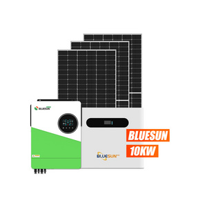 Residential Solar Power System 10Kw Off Grid Solar System With Wifi Single Phase Solar Energy Storage Systems For Home Use