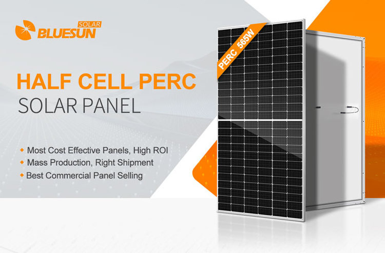 2024 Hot Seller Best Solar Panel Wholesale Price Half Cell Monocrystalline Silicon Solar Panel Module 560W 565W