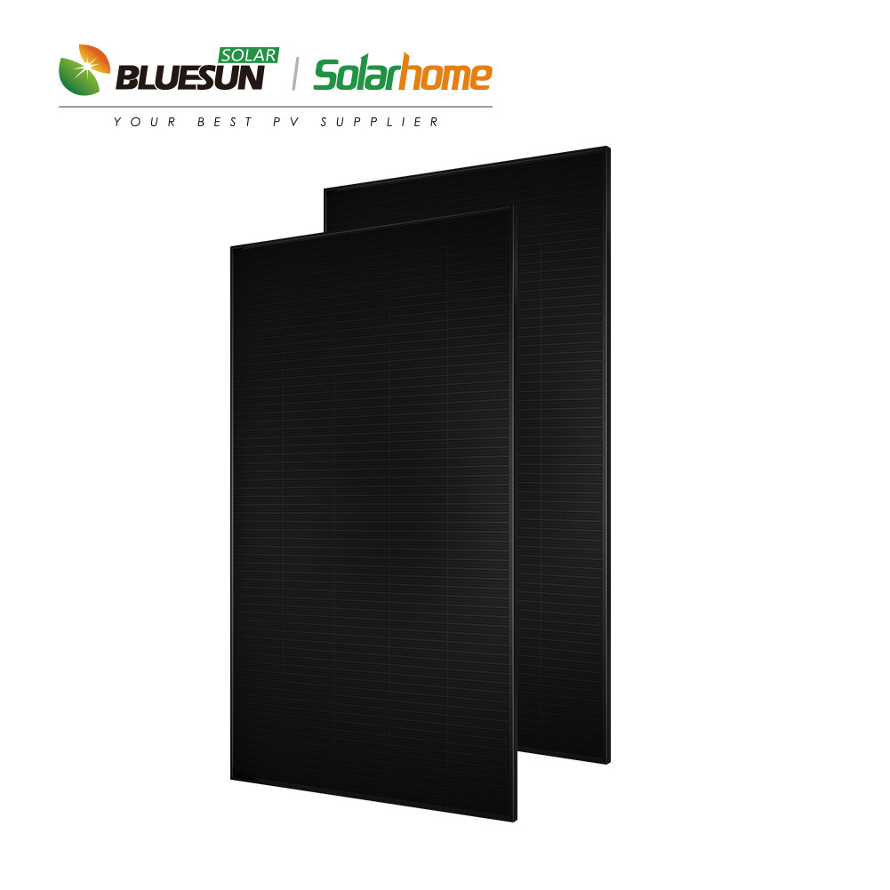 Bluesun Germany hot sale 440 w solar panels all black solar panels with TUV CE shingle perc solar panels in EU stock