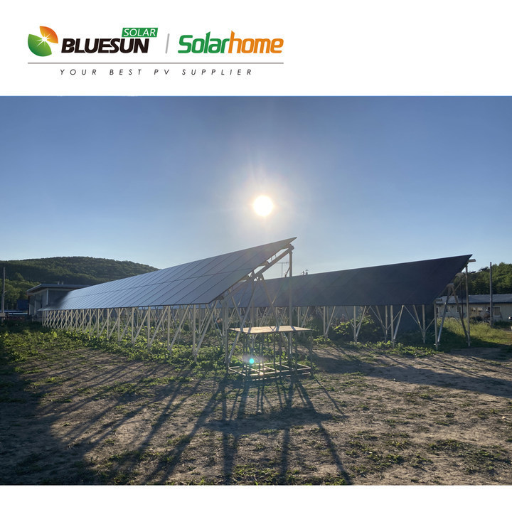 Bluesun Germany hot sale 440 w solar panels all black solar panels with TUV CE shingle perc solar panels in EU stock