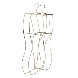 Assessed Supplier Steel Wire Bikini Metal Swimwear Hanger Body Gold