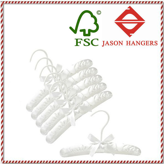 S001 Custom padded baby satin hanger