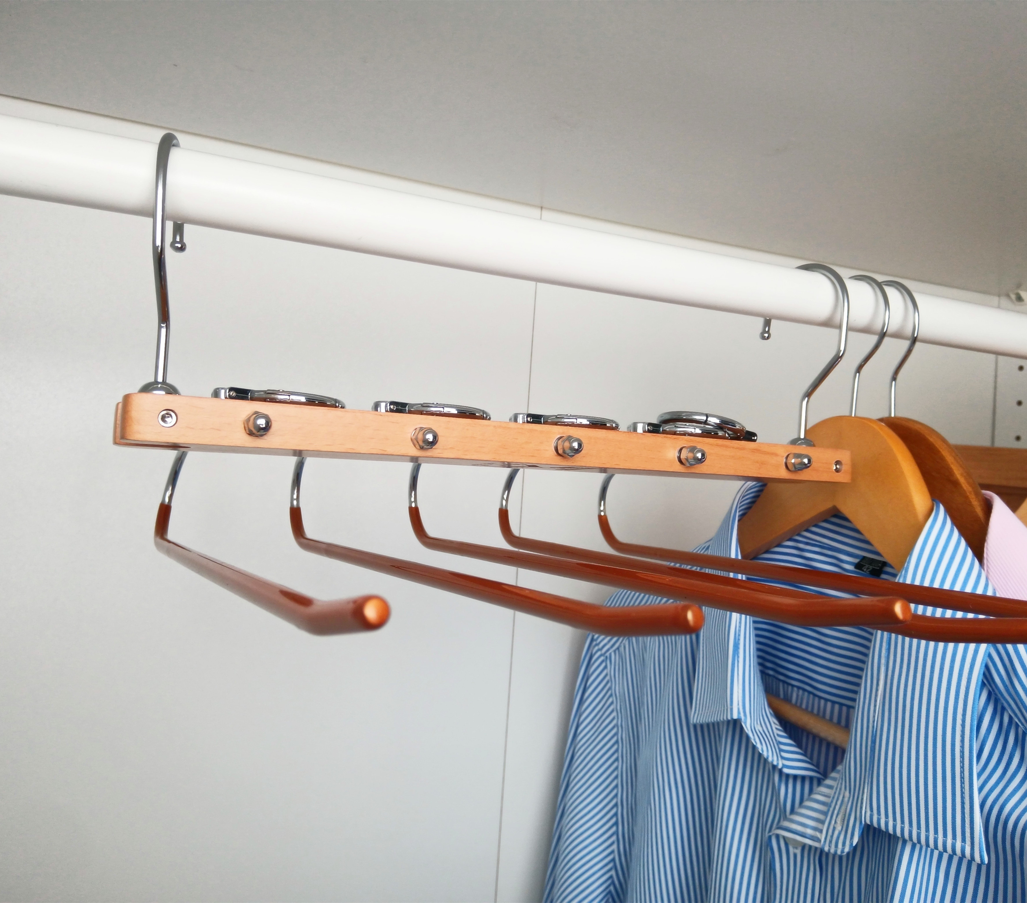 Space Saving Pants Rack Leggings Hanger Closet Organizer