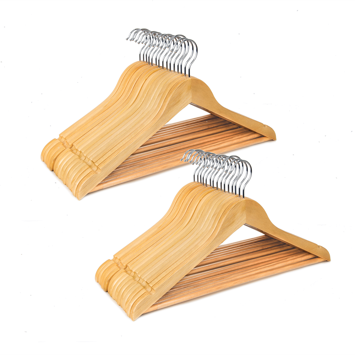 Best price wooden hanger natural mix solid wood maple wood manufacturer for wholesale