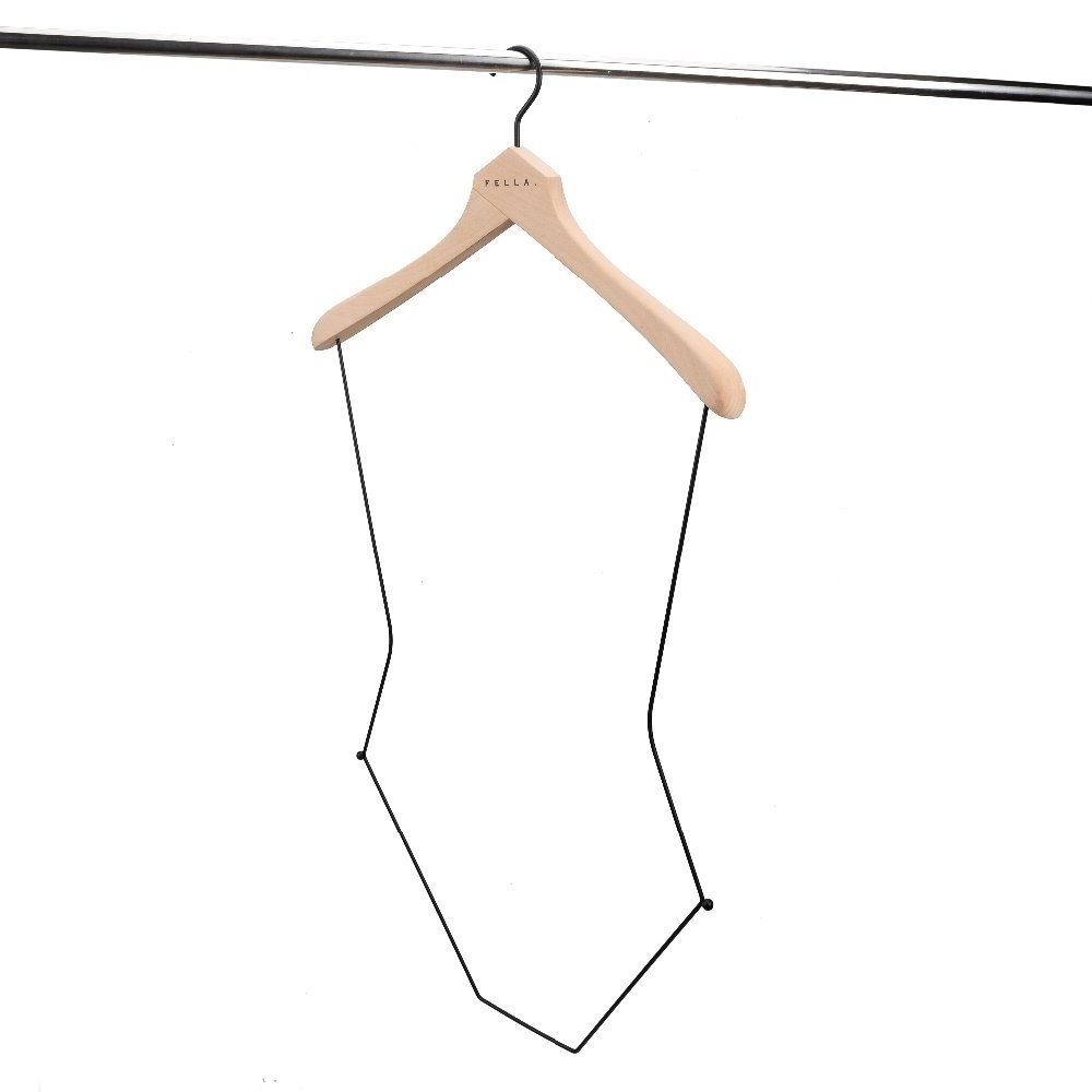 BH001 Deluxe beech wood swimwear full body hanger for display