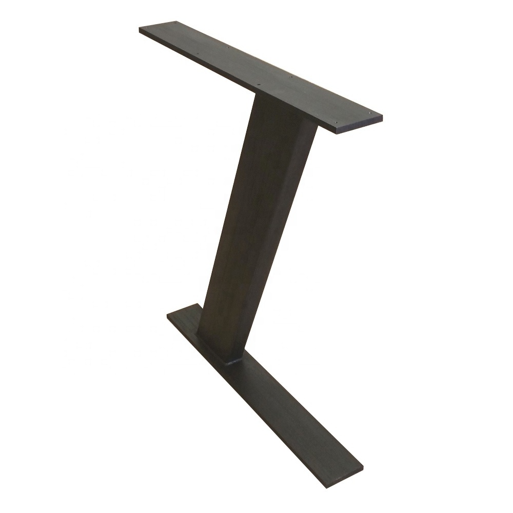 Factory Price Z Steel Iron Legs For Furniture Metal Dining Table Legs Coffee Bench Base Z Shaped Table Legs For Sale