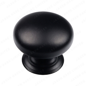 Matte Black Cabinet Knobs low price Single Hole Cabinet Pulls  hot sell Round Kitchen Cabinet Knobs