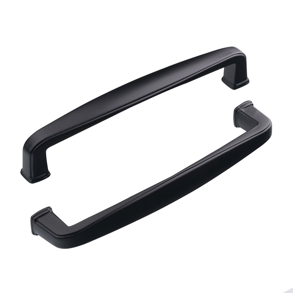 furniture cabinet hardware handle pull black long metal key modern wood door handle kitchen cabinet handles