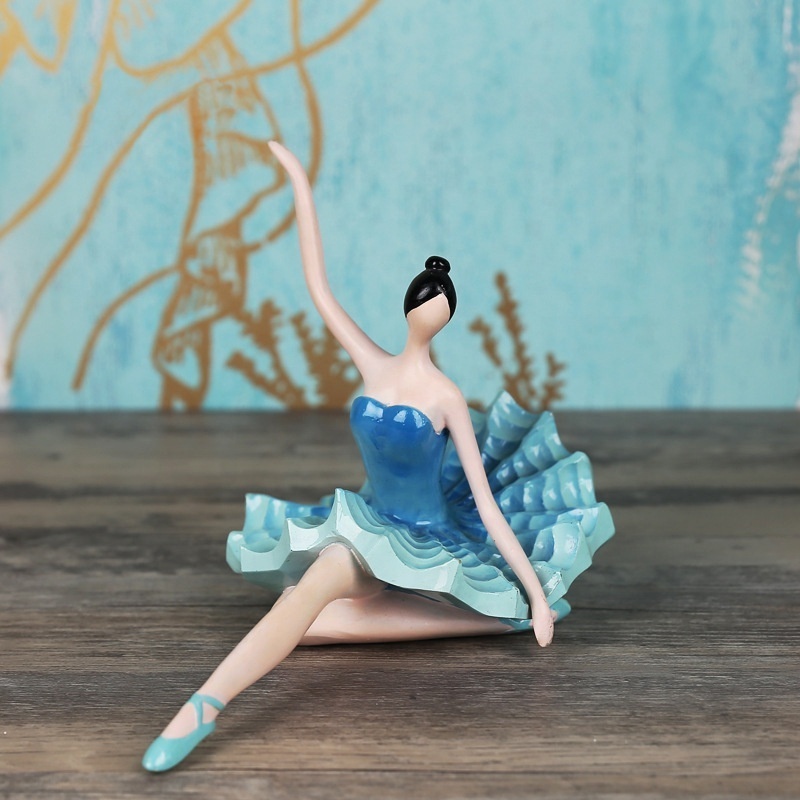 Ballet girl character decoration living room TV cabinet study office decoration cute creative birthday gift home decoration