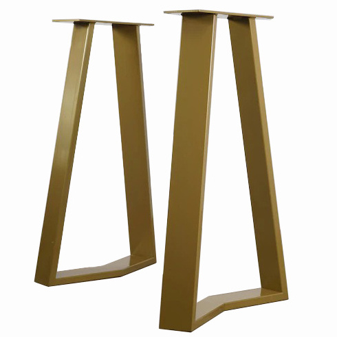 Premium Quality Coffee Table Legs, U Shape Frame Legs Rose Gold in Polished Brass Iron Contemporary Table Legs Stainless Steel