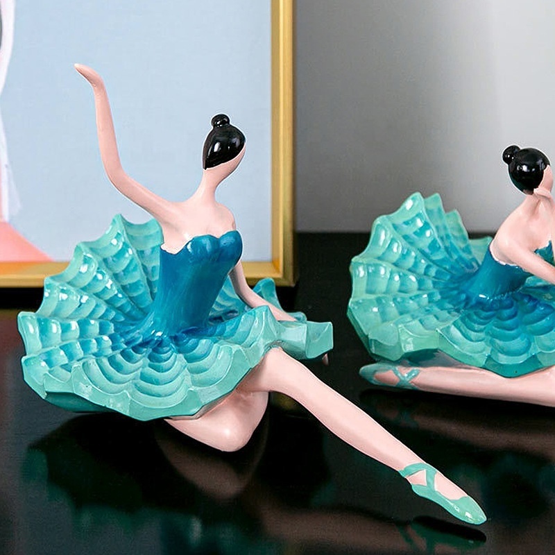 Ballet girl character decoration living room TV cabinet study office decoration cute creative birthday gift home decoration