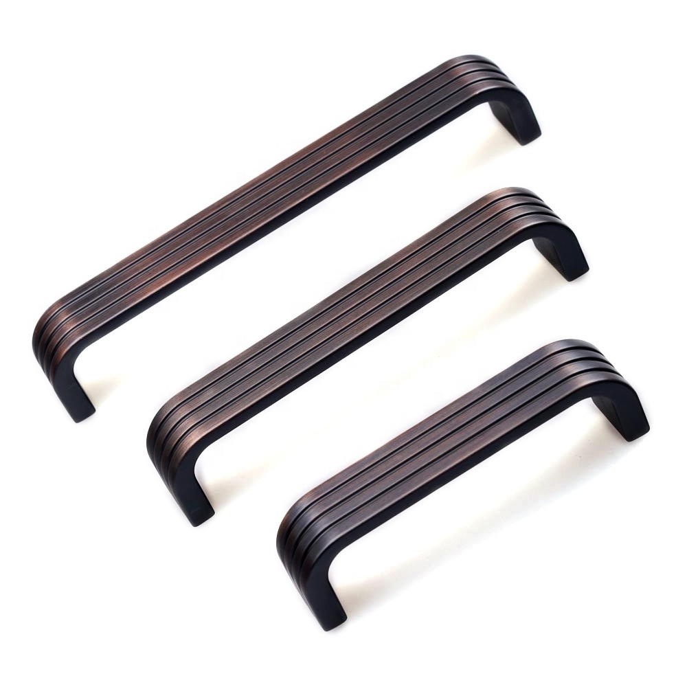 Zinc Alloy Pull  Furniture Hardware Handle Luxury  Cabinet Drawer Pulls And Knob  Brushed Nickel  Kitchen Cabinet Handle