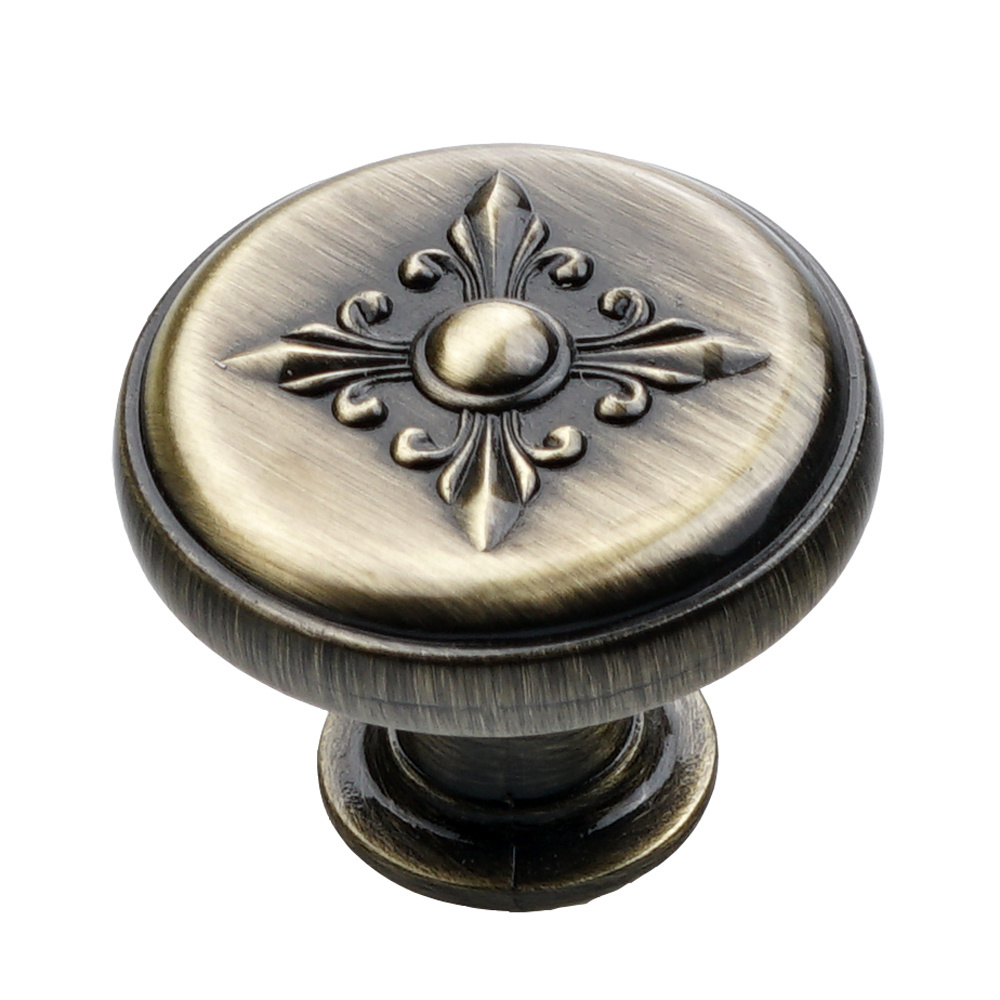 Hot sales Kitchen Cabinet Knobs Vintage Drawer Knobs Aged Bronze Kitchen Cabinet Hardware Zinc Alloy Kitchen Handles