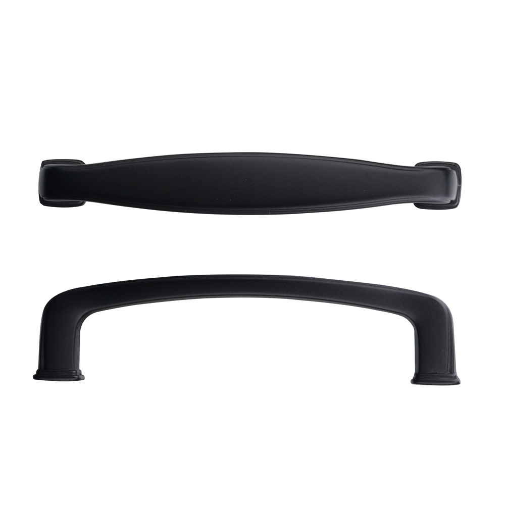 furniture cabinet hardware handle pull black long metal key modern wood door handle kitchen cabinet handles