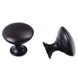 Furniture Handle Wholesale Oil Rubbed Bronze Cabinet Hardware Kitchen Handle Dresser Wardrobe Single Knob and Pulls