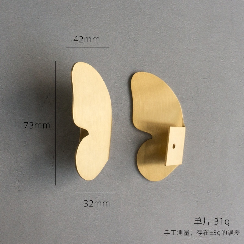 Solid Brass Handle Gold Furniture Door Knobs and Handles for Cabinet Kitchen Cupboard Decoration Drawer Pulls