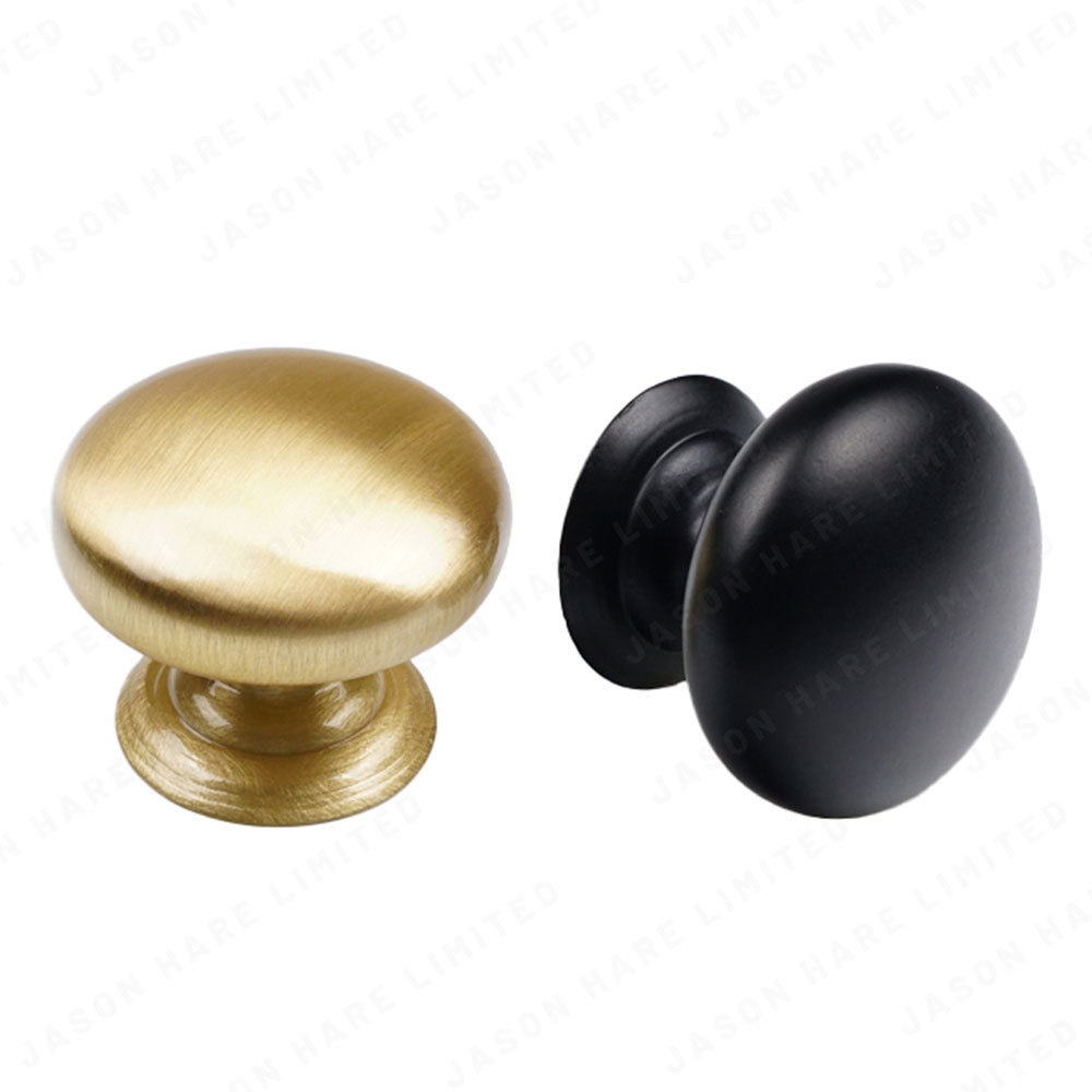 Matte Black Cabinet Knobs low price Single Hole Cabinet Pulls  hot sell Round Kitchen Cabinet Knobs