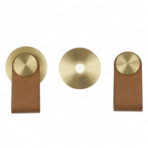 cabinet pulls handle furniture handles Modern leather  hardware door knob