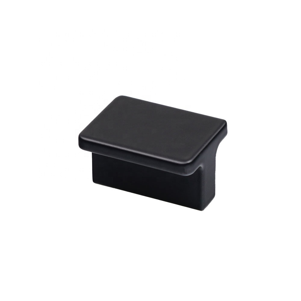 Wholesale Black Square Knob Modern Cabinet Drawer Knob cabinet Knob Drawer Hardware for Kitchen